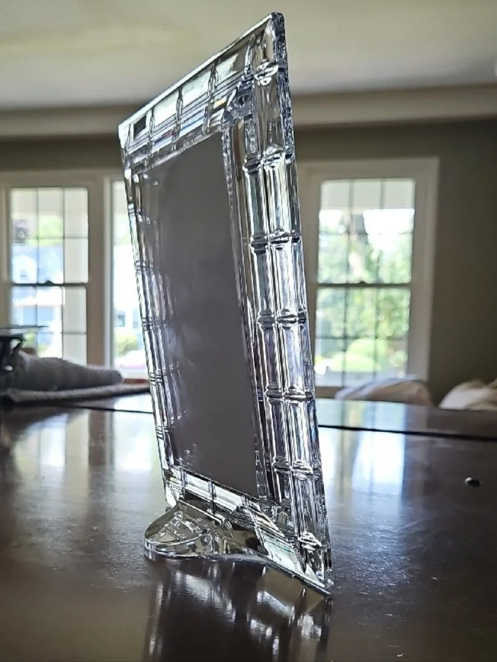 Marquis by Waterford Crosby Crystal 5x7 Picture Frame - Retired Pattern NIB